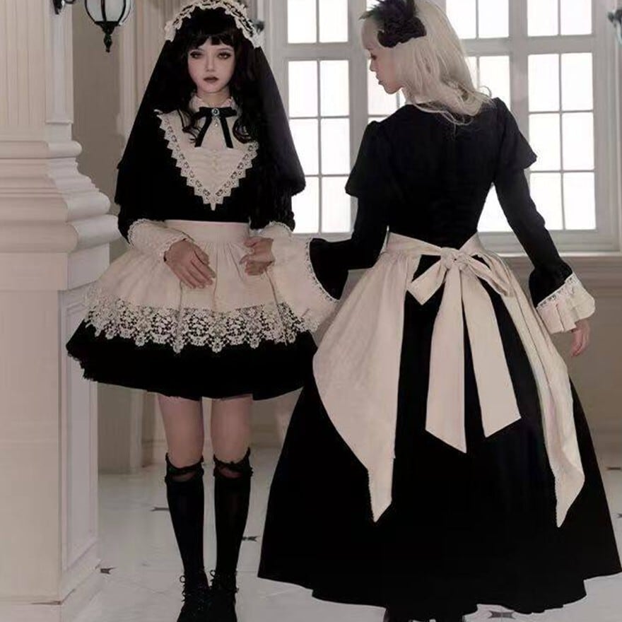 ヴィクトリアンメイド｜黒×白の静謐な佇まいが際立つクラシカル4点