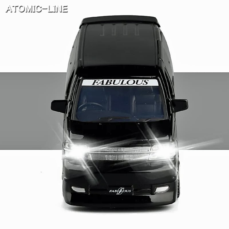 ニッサン 日産 エルグランド 1/32 ミニカー 全3色 ライト点灯 エンジン