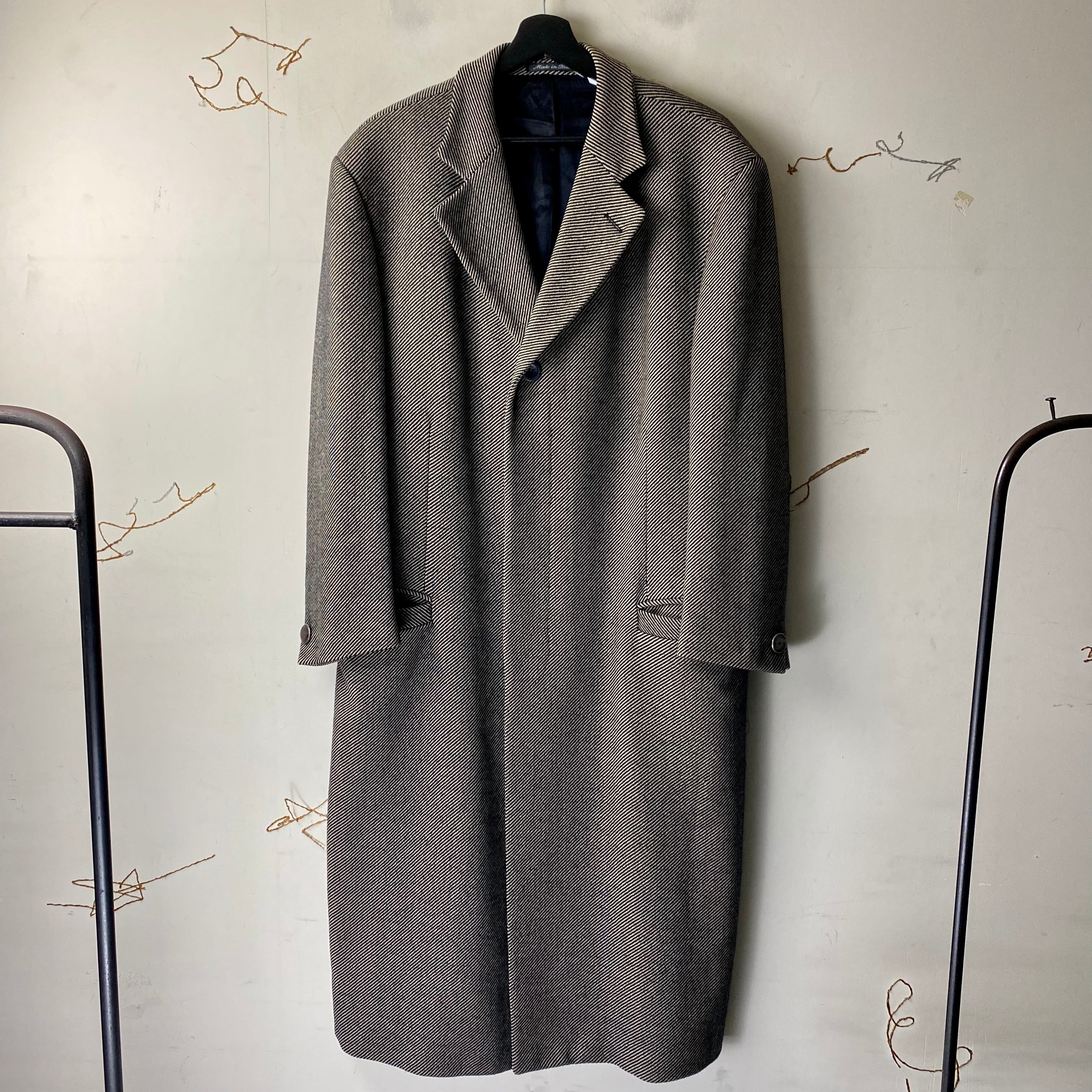 vintage VERSACE CLASSIC V2 tweed coat | NOIR ONLINE