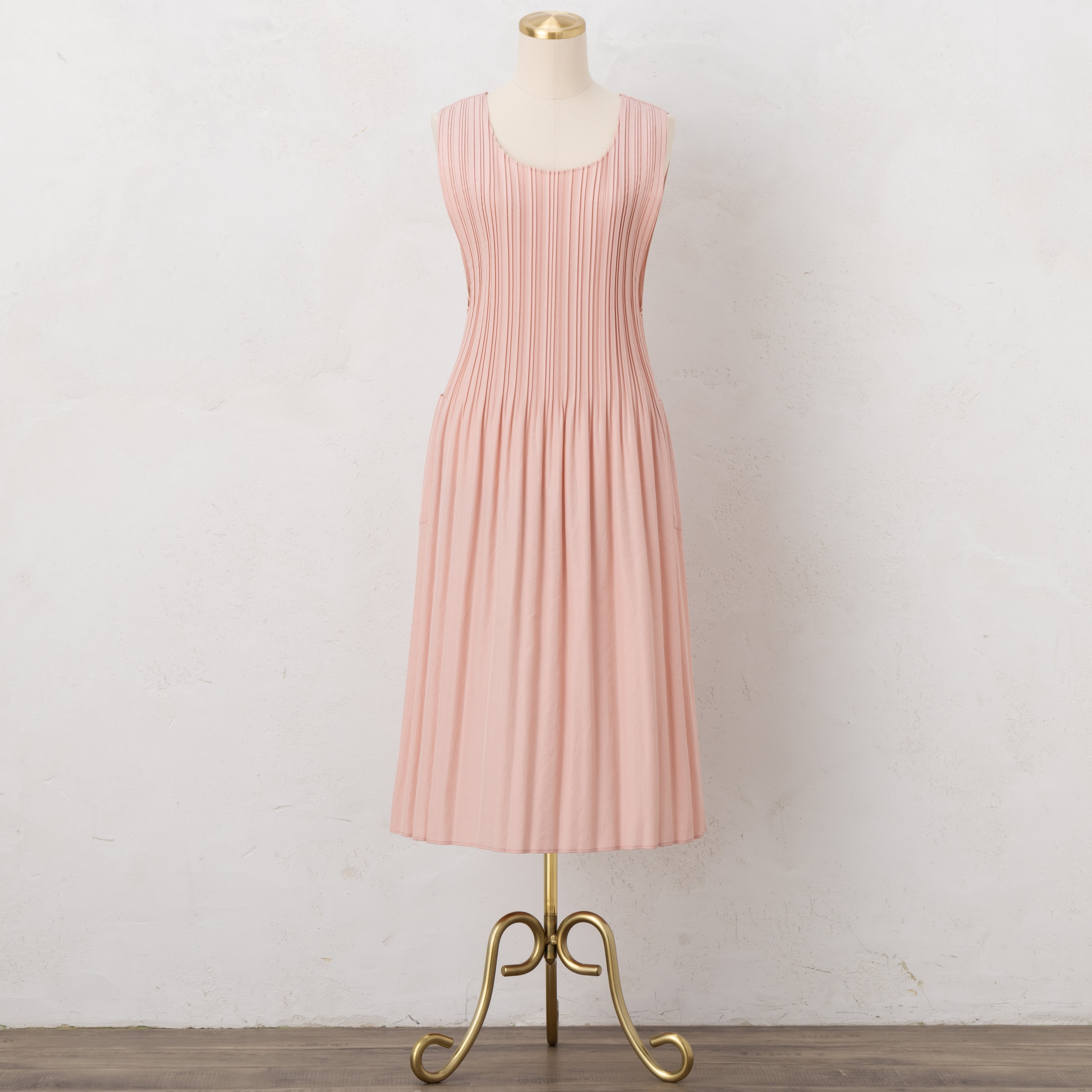 MONCOEUR T-Prati 1 サーモンピンク 2Way Pratique Dress 110