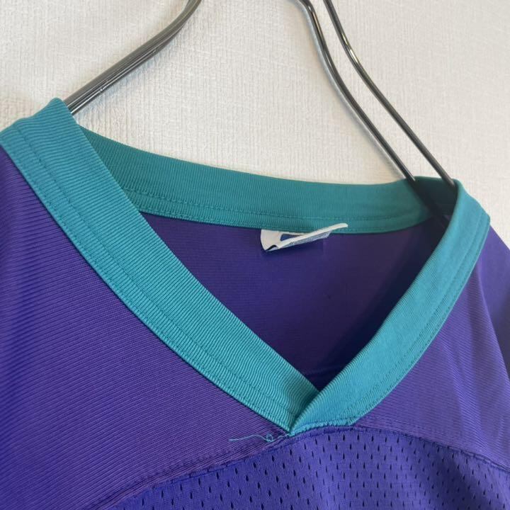 90s スターター スーパーボウル 紫パープル白 ゲームシャツ XL NFL T