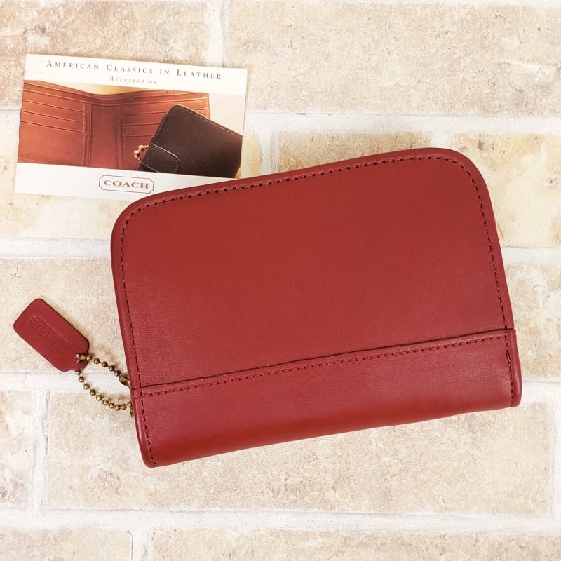 希少 オールド コーチ 揺さぶり COACH グラブタンレザー リップケース 