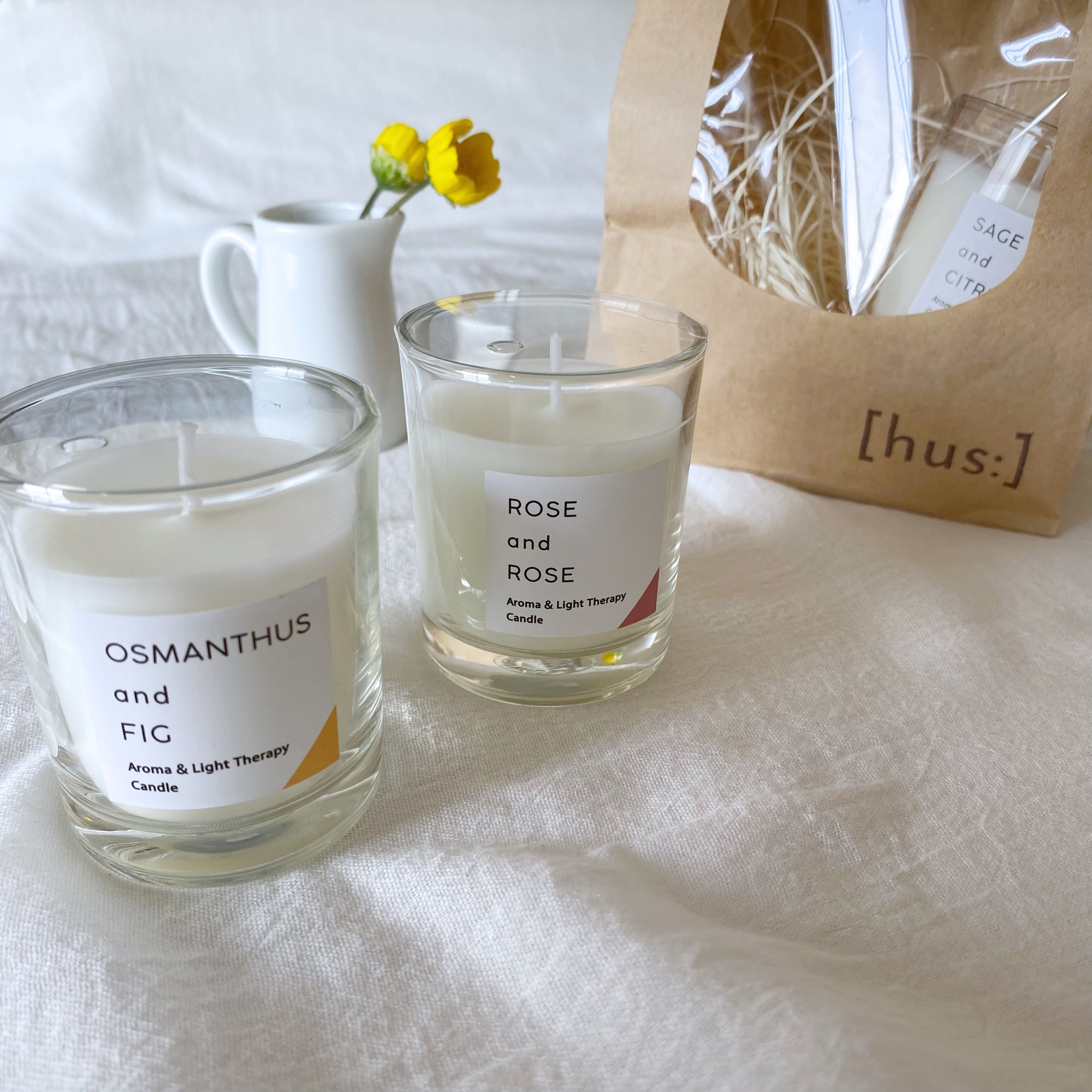 編みもののお供】あたたかな灯と香りで心やすらぐアロマキャンドル