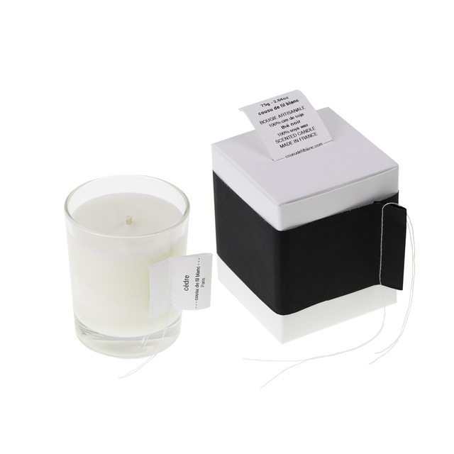 COUSU DE FIL BLANC | CANDLE - the Noir