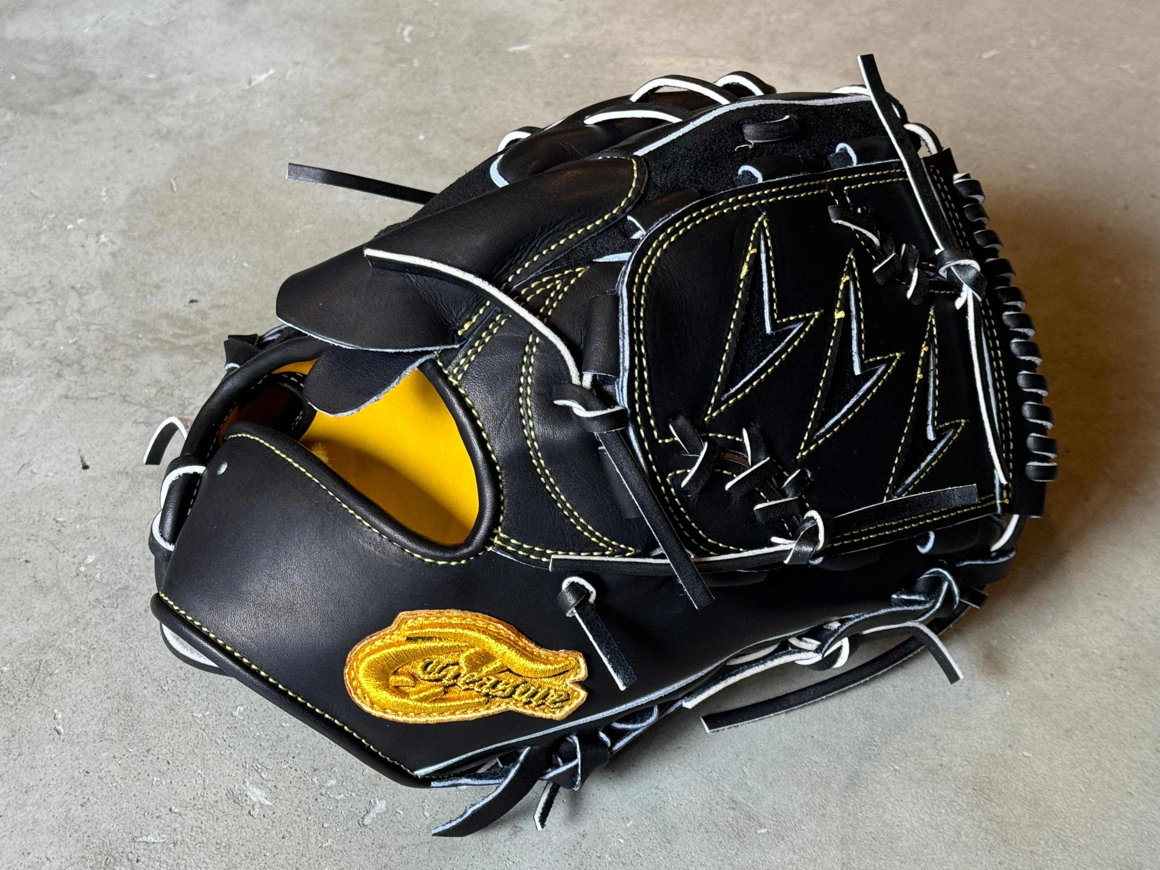 店舗別注【ごりら印の野球道具】硬式用グローブ 型番：OBK | 野球専門