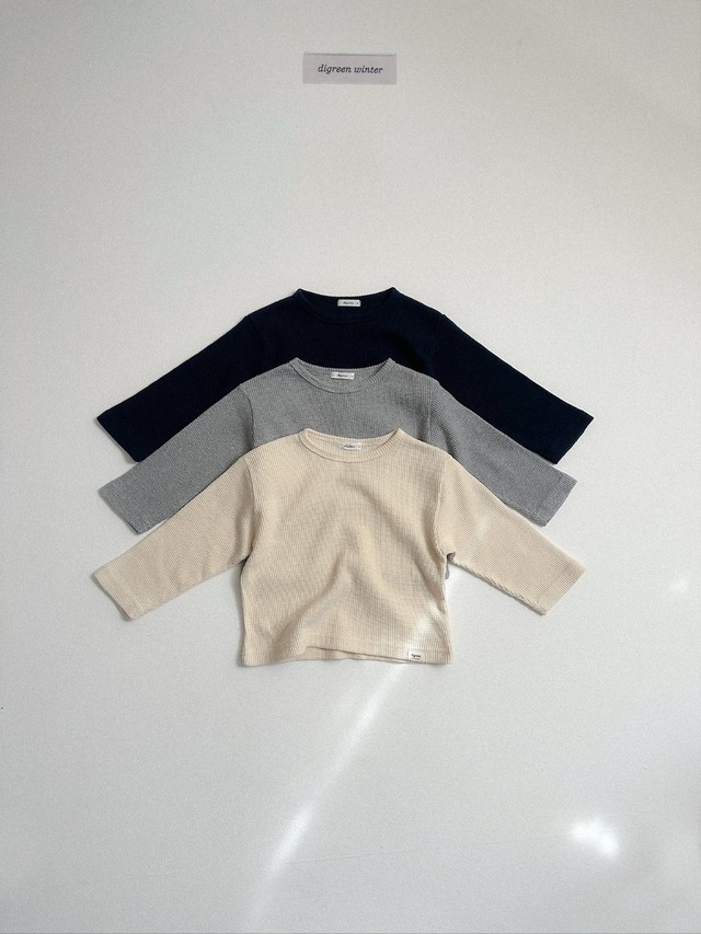 latte waffle tee【digreen】※11月下旬〜12月上旬発送予定