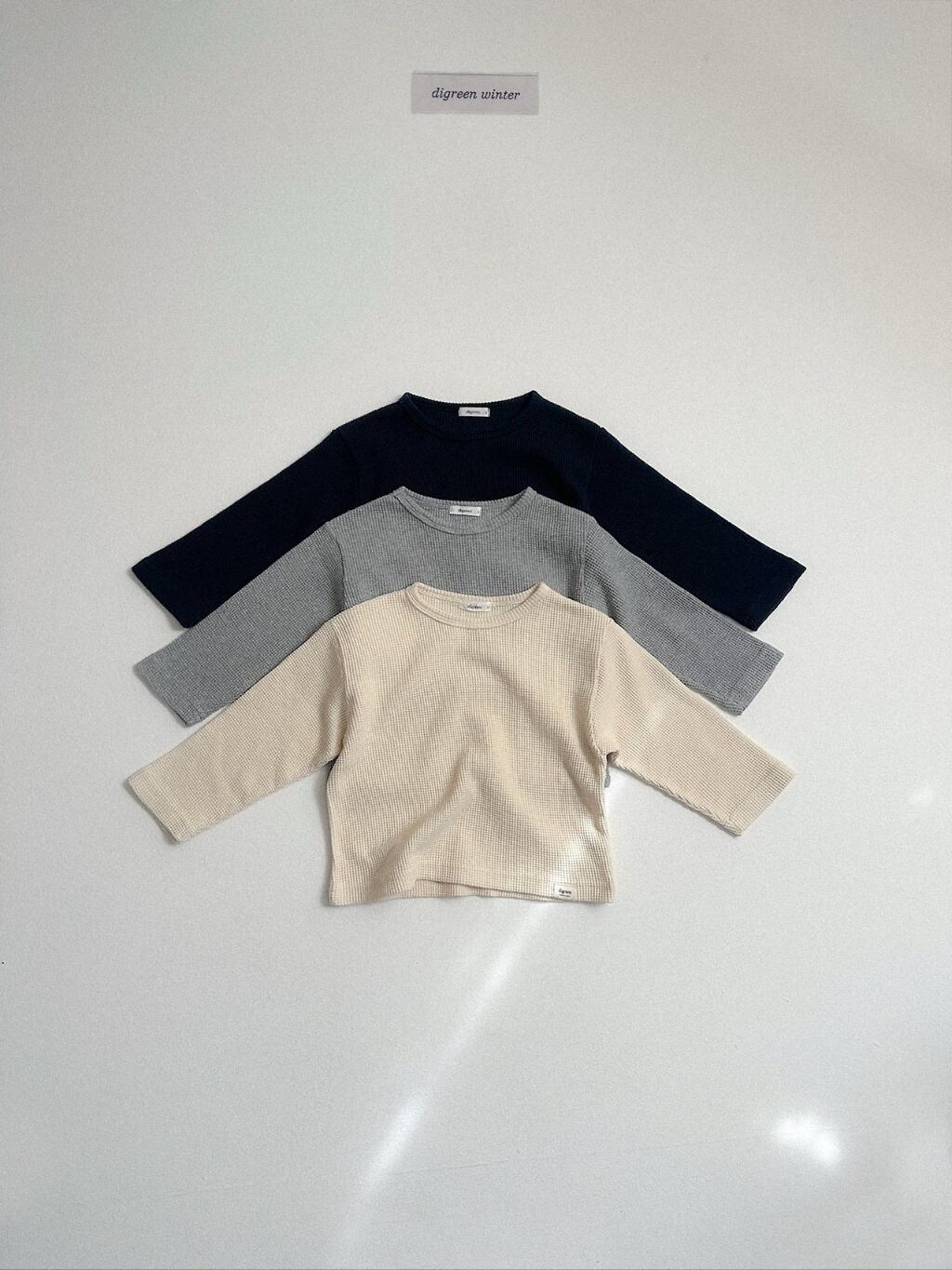 latte waffle tee【digreen】※11月下旬〜12月上旬発送予定