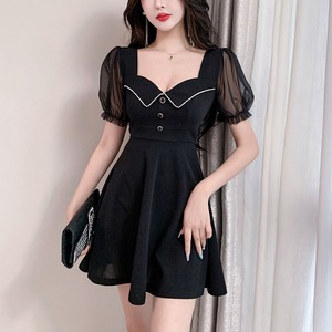 ミニドレス ～3xl（1色）K0139