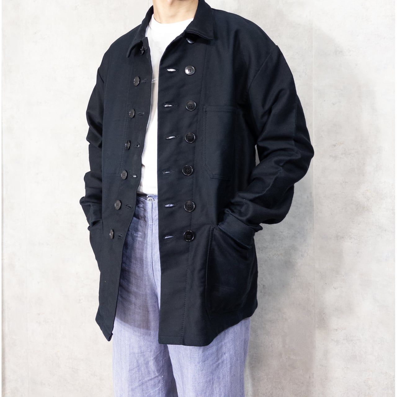 フランス軍 モールスキンジャケット レプリカ ナチュラル 1（Mサイズ） フランス軍 モールスキンジャケット レプリカ ナチュラル 1（Mサイズ）