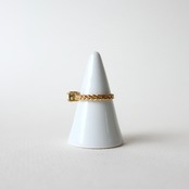 【Select】Knit ring -green-