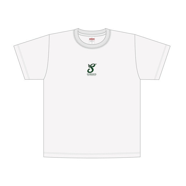 【バニラホワイト】Sロゴ コットンTシャツ