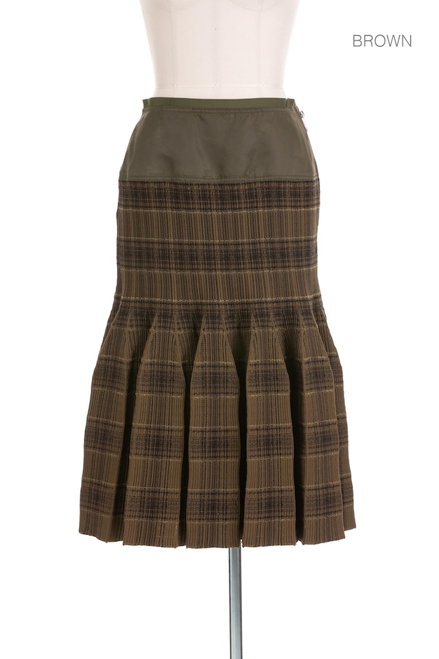 tartan check skirt