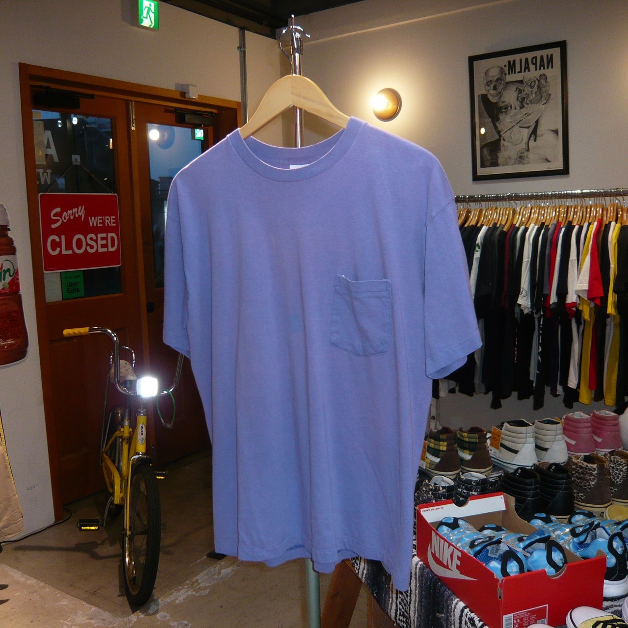 90s GAP ポケットTシャツ パープル