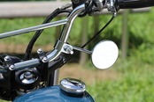 3inch-Round type mirror CHROME (Clamp on) 7/8inch、1inch
