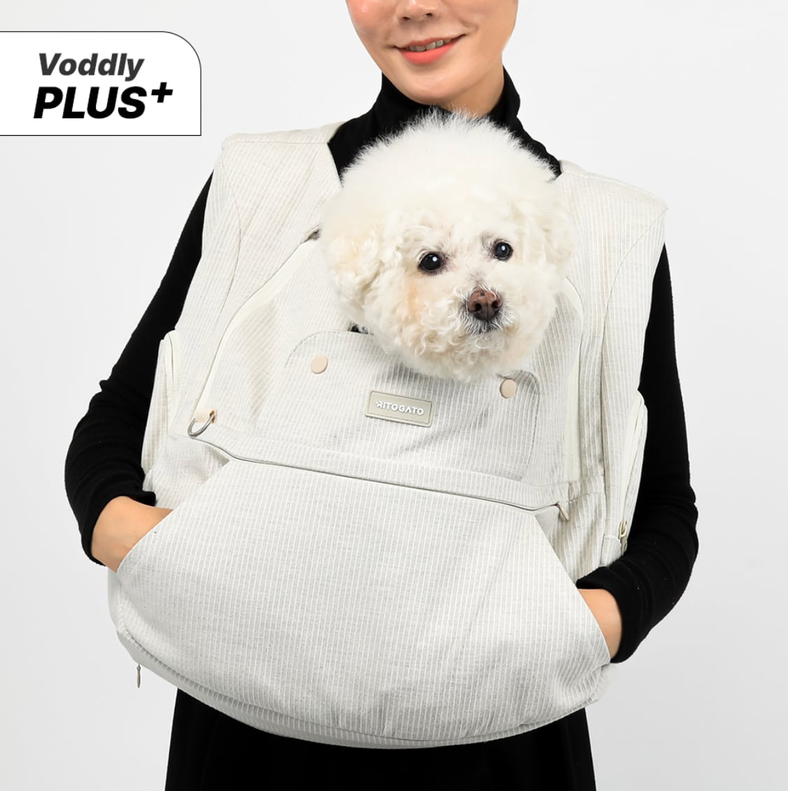 予約【ritogato】Voddly Plus Front Carrier Bag (gray)