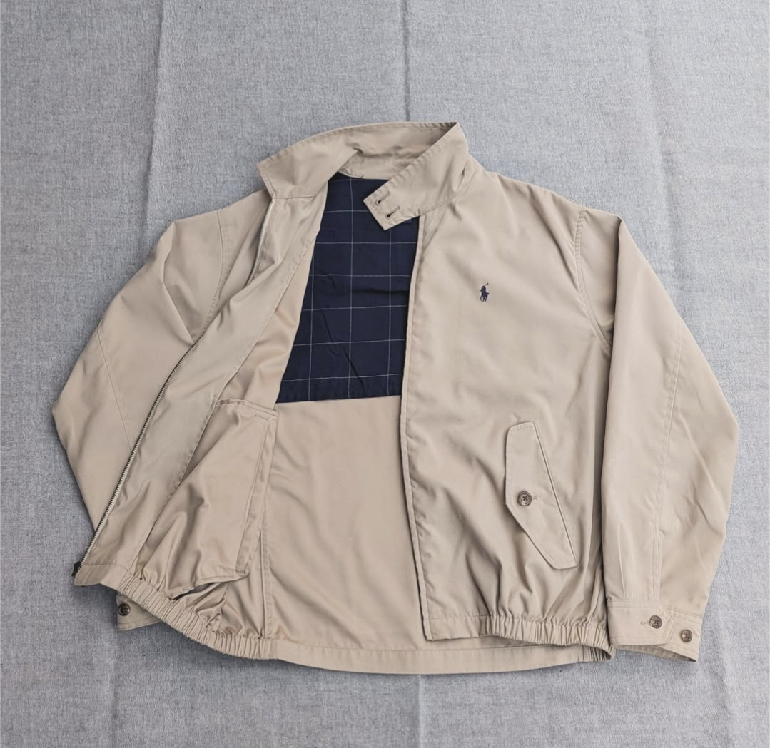 ralph lauren ピーチスキン " polo golf " swingtop jaket 小岩店