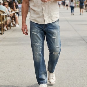 アメリカン ヴィンテージダメージデニム　S2181