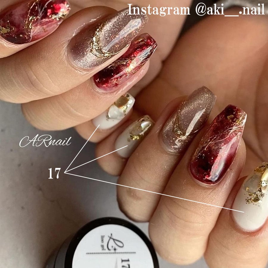 ジェルネイル カラージェル 17M オイスターホワイト くすみホワイト