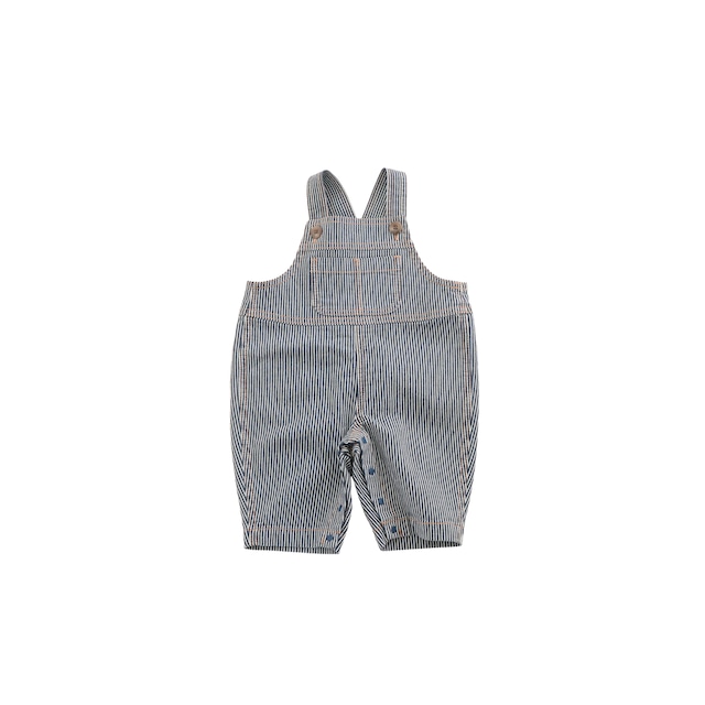 OCEAN&GROUND(オーシャン&グラウンド) / デニムワークサロペット / ヒッコリー / 70-90cm