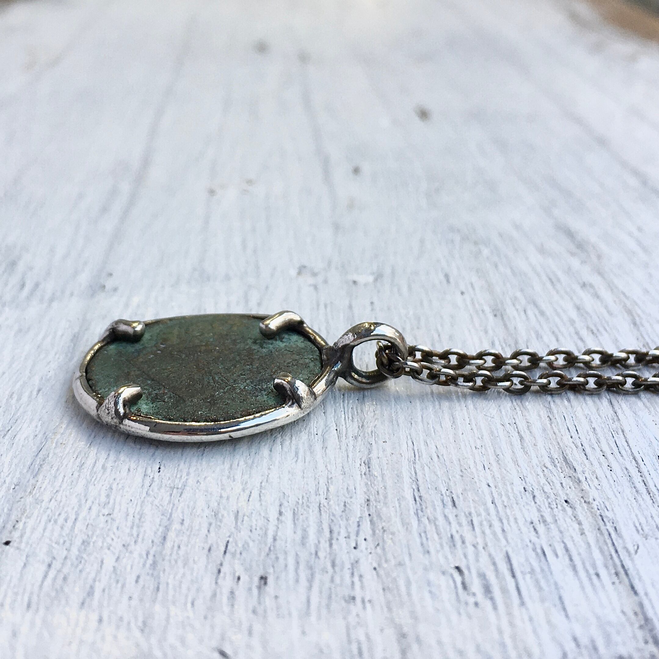 古びたコインが生まれ変わったペンダント」一点物silver925 | theK