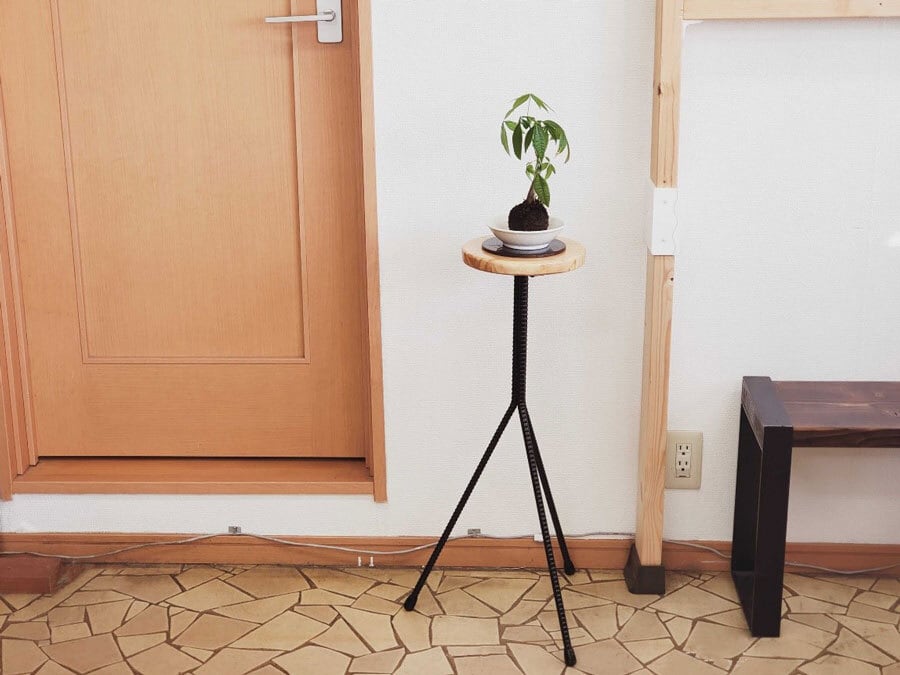 インダストリアルなアイアンスツール【八角形】 | cocoraft―ココラフト―