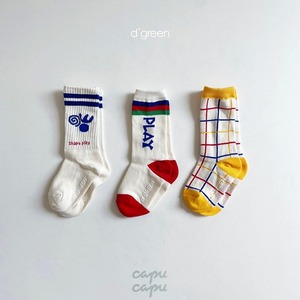 «sold out»«3足セット» Play socks プレイソックス 靴下