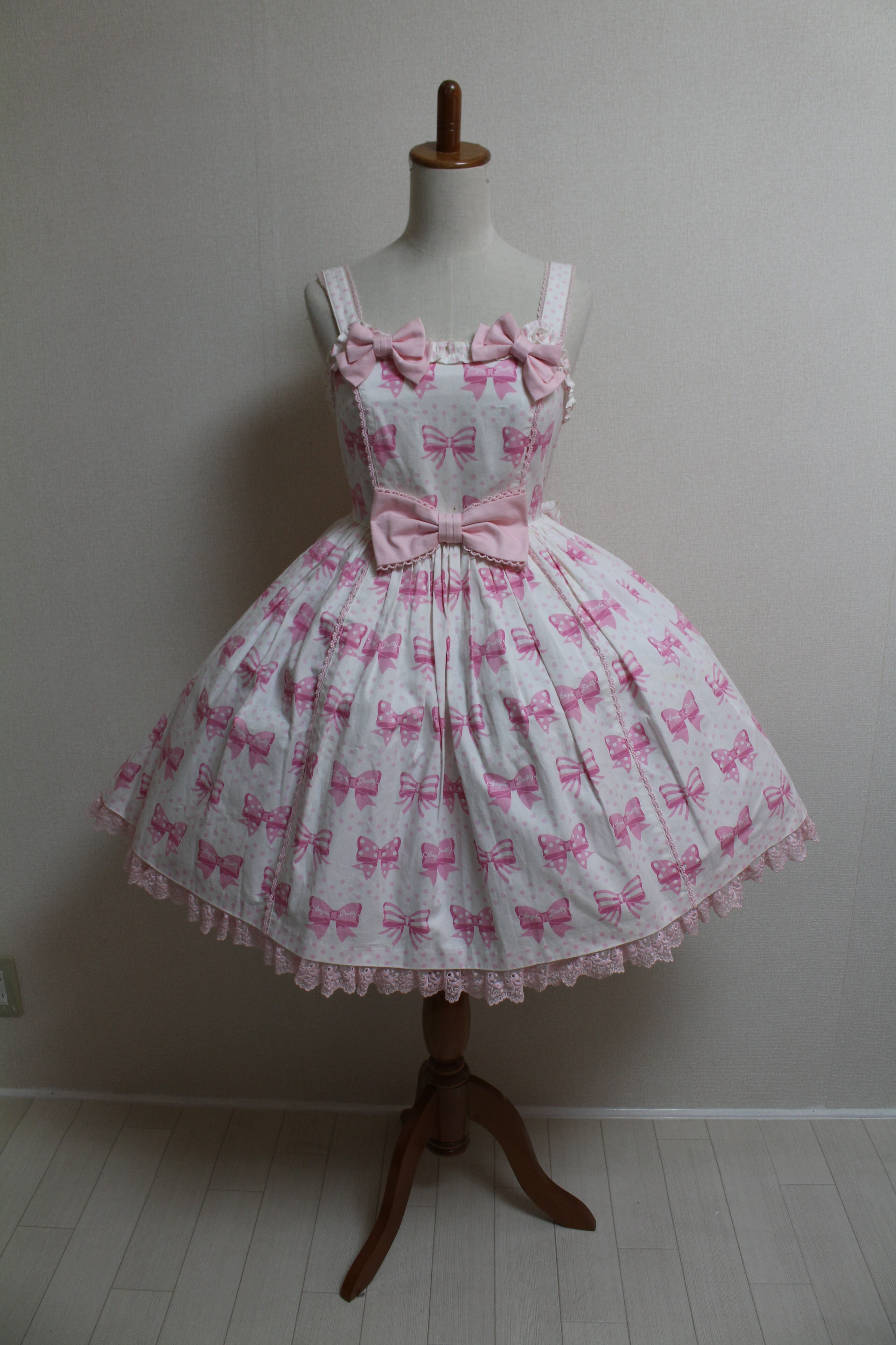 Angelic Pretty Marchen Ribbon 後ろフリルJSK