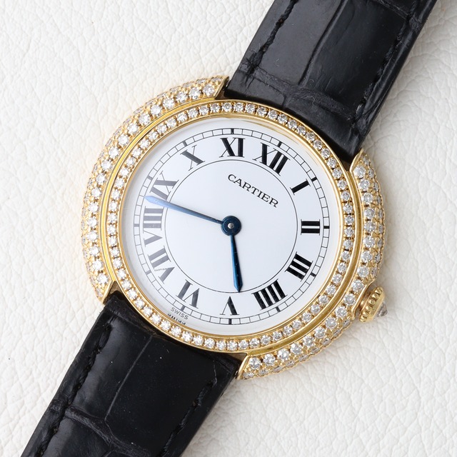 カルティエ ヴァンドーム 純正ダイヤ LM  手巻き