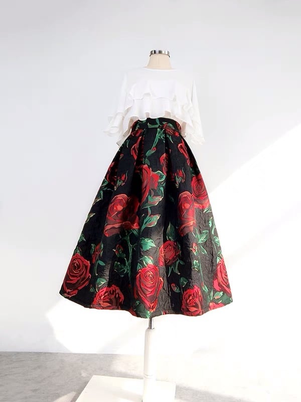 S〜2XL】スカート ボトムス メッシュ XL XXL フレア ガーリー 可愛い