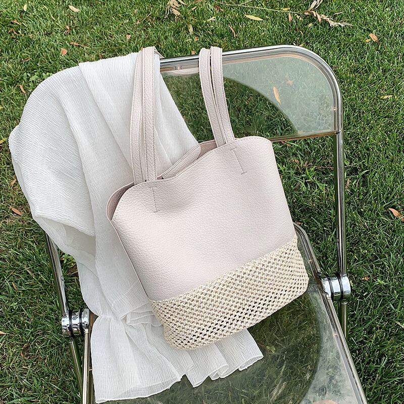 シンプルなレディーススモールバッグ2020新しい流行のファッションeignスタイルワイルドインショルダーバッグサマーネットレッドトートバッグ 手作りハンドバック12413571017