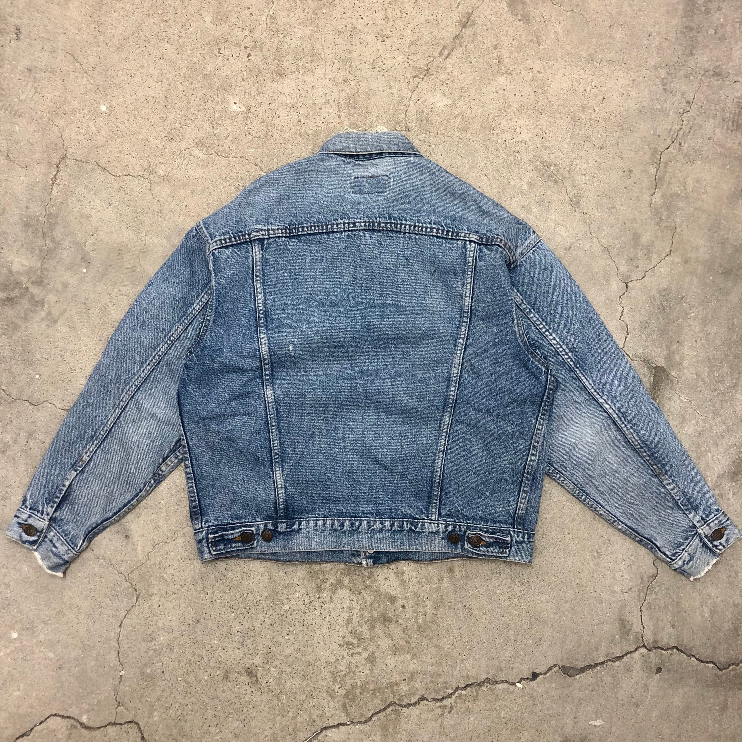 90s Levi's 70507/Denim Jacket/USA製/L/デニムジャケット/ボタン裏527