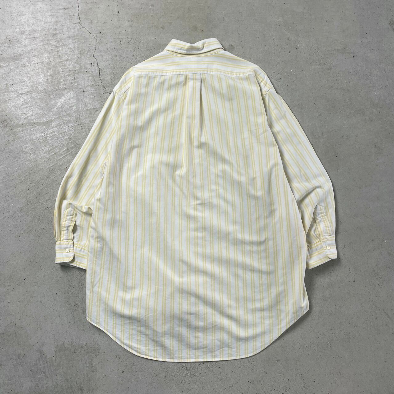 90年代 Ralph Lauren ラルフローレン 長袖シャツ ストライプ