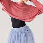 ショートムース スリーブトップス 3色展開 L1158