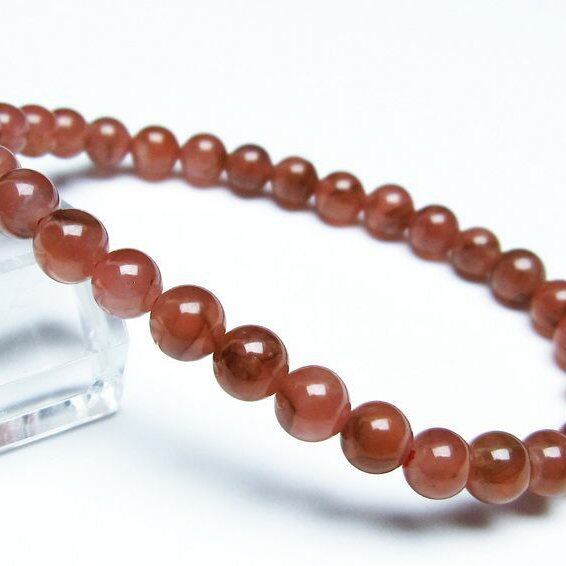 インカローズ ブレスレット 6mm 一点物 メール便送料無料 [M便 1/10] 111-27479