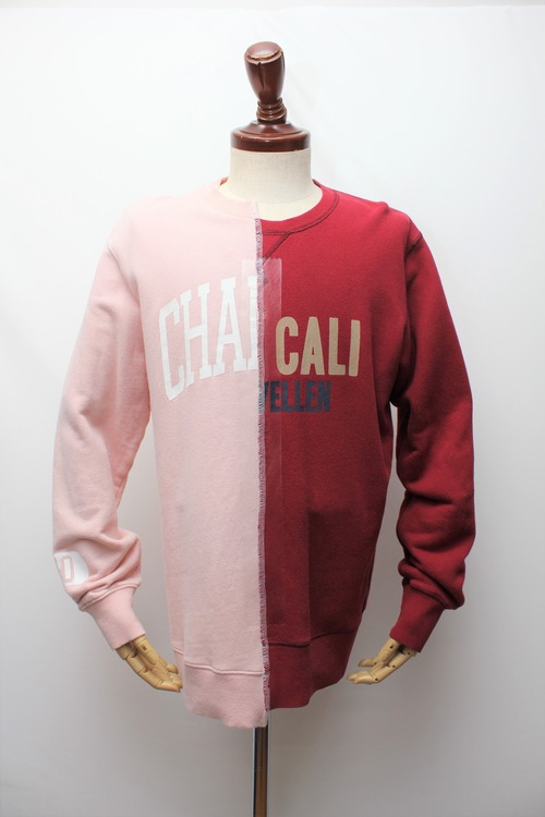 2コT　長袖　NKT-0133　ピンク×レッド　Mサイズ