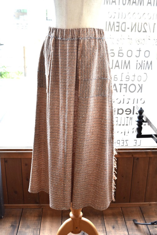 WYTE(ワイト) 26S/S Tweed Baseball Skirt