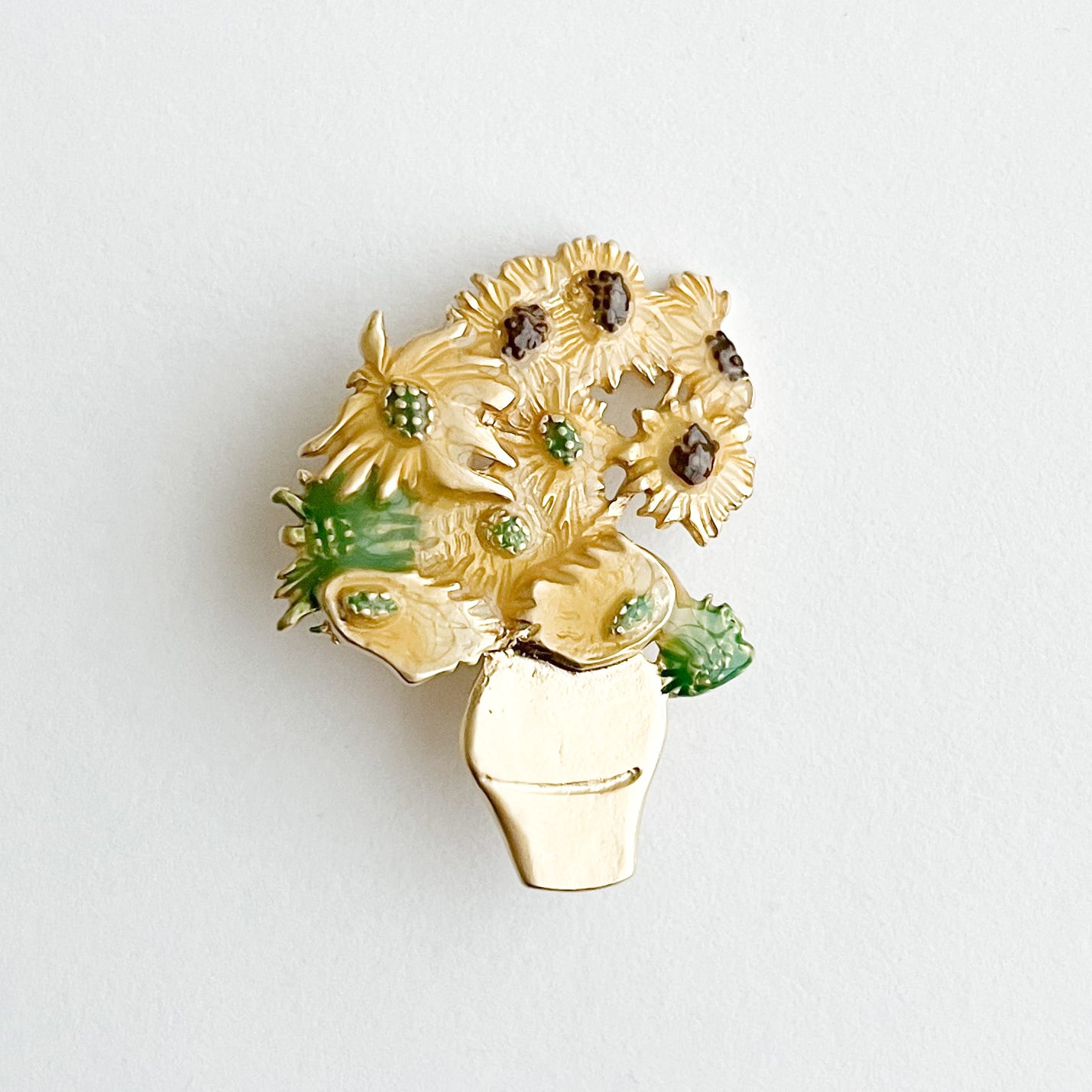Luccica ゴッホ ブローチ ひまわり | hmm, by 東京都美術館