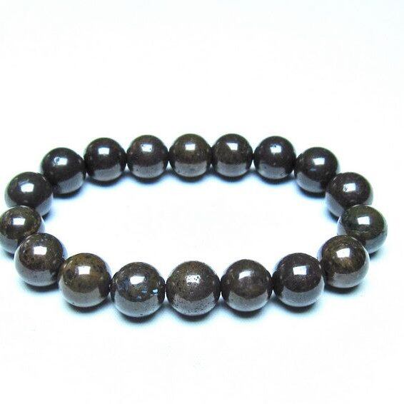 コンドライト ブレスレット サハラNWA869 隕石 11mm 一点物 199-903