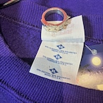 90s USA製 JERZEES 刺繍スウェット BE MINE キスマーク 紫