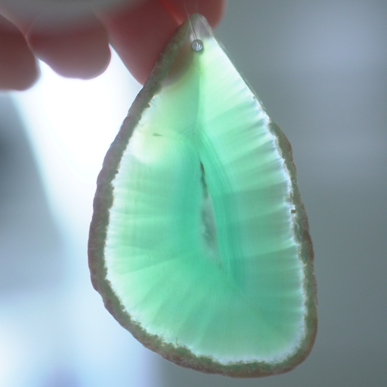 IBUKI 07 - アゲートヒーリングチャイム / Agate Sun Catcher Wind Chime 893