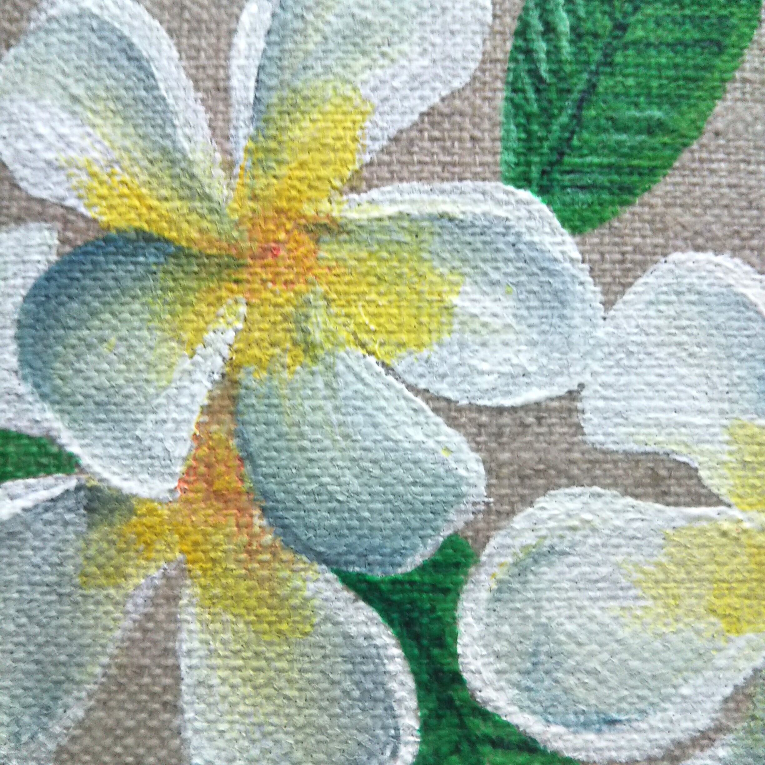 常夏女の子原画水彩絵具