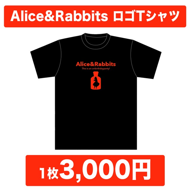 Alice&Rabbits ロゴTシャツ（赤）