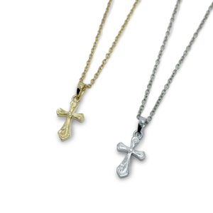 Hawaiian Miniature Cross Necklace〈316L〉