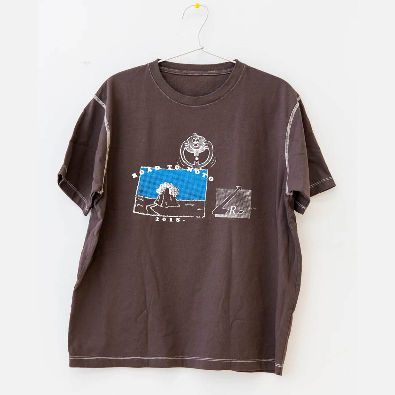 Road to Noto 墨染めTシャツ by 細野晃太朗 | ON SUNDAYS