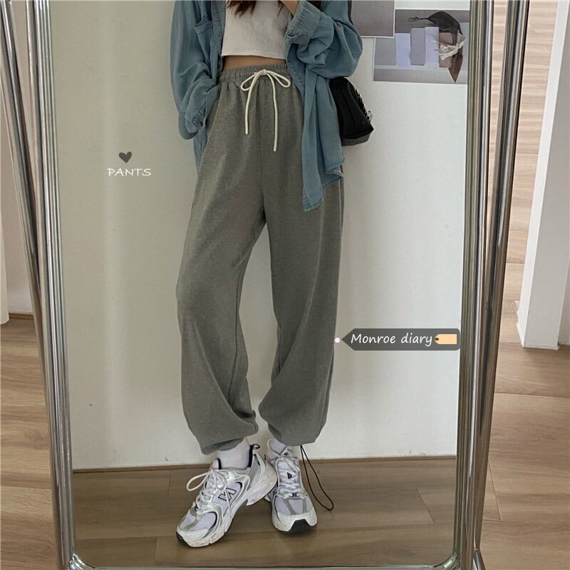 ハイウェストカジュアルパンツ サマールーズ 夏物 モンロー52083324251