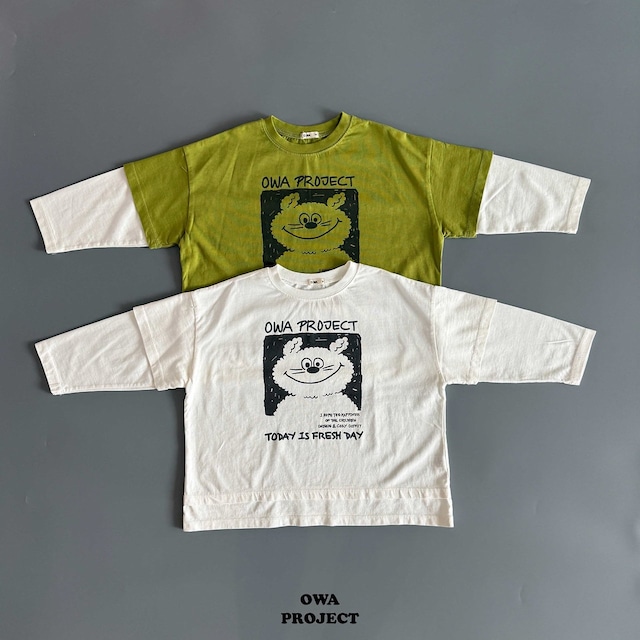 【取寄】owa|bear tee|くまT|S-JL|kids&jr|26 autumn