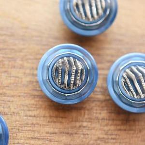 シルバーストライプ×ブルーマーブル 15㎜