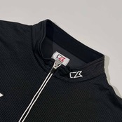 CUTTER & BUCK カッターアンドバック ボーダー ハーフジップ 長袖シャツ カットソー LL/メンズ/ポーツ/ゴルフ