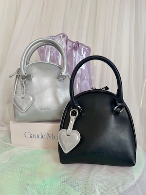 【GiGi viora】2way heart charm fake leather bag