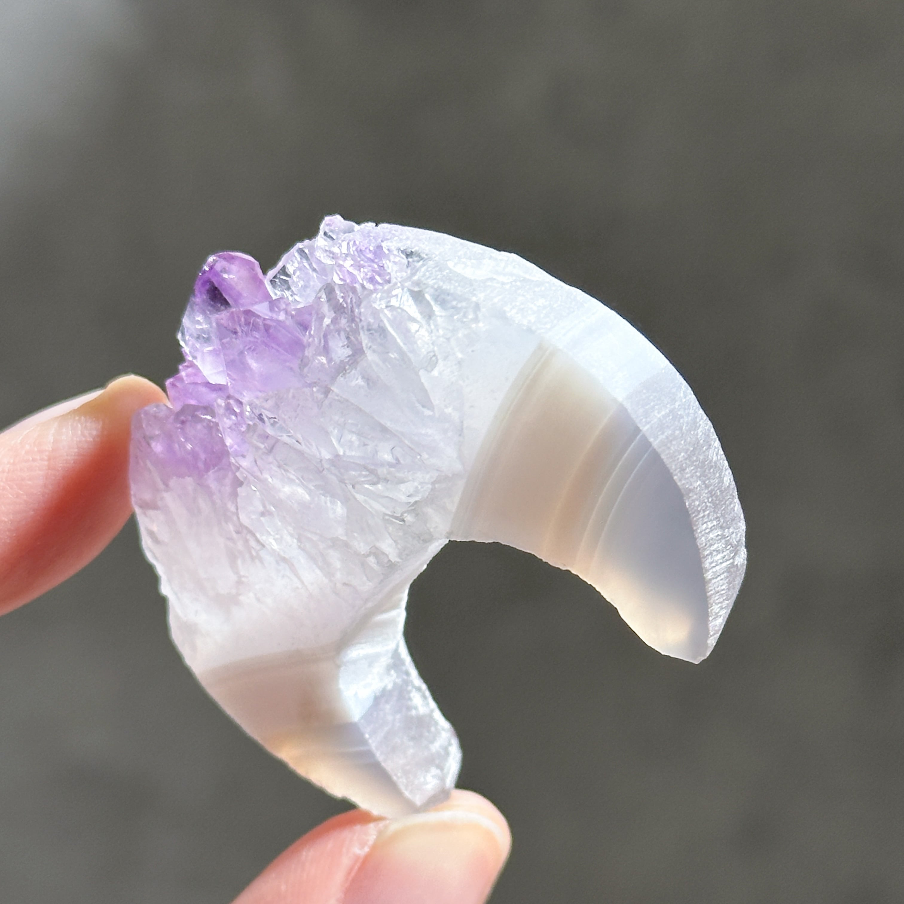 アゲート×アメジスト 月72◇ Agate × Amethyst ◇天然石・鉱物